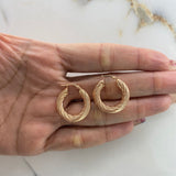 Candongas Mary 4.1gr / 2.5cm / Oro Rosa &