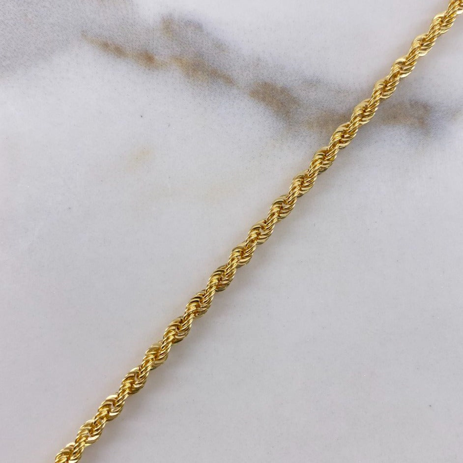 Cadena Lazo 5.3gr / 60cm / Oro Amarillo +3 &