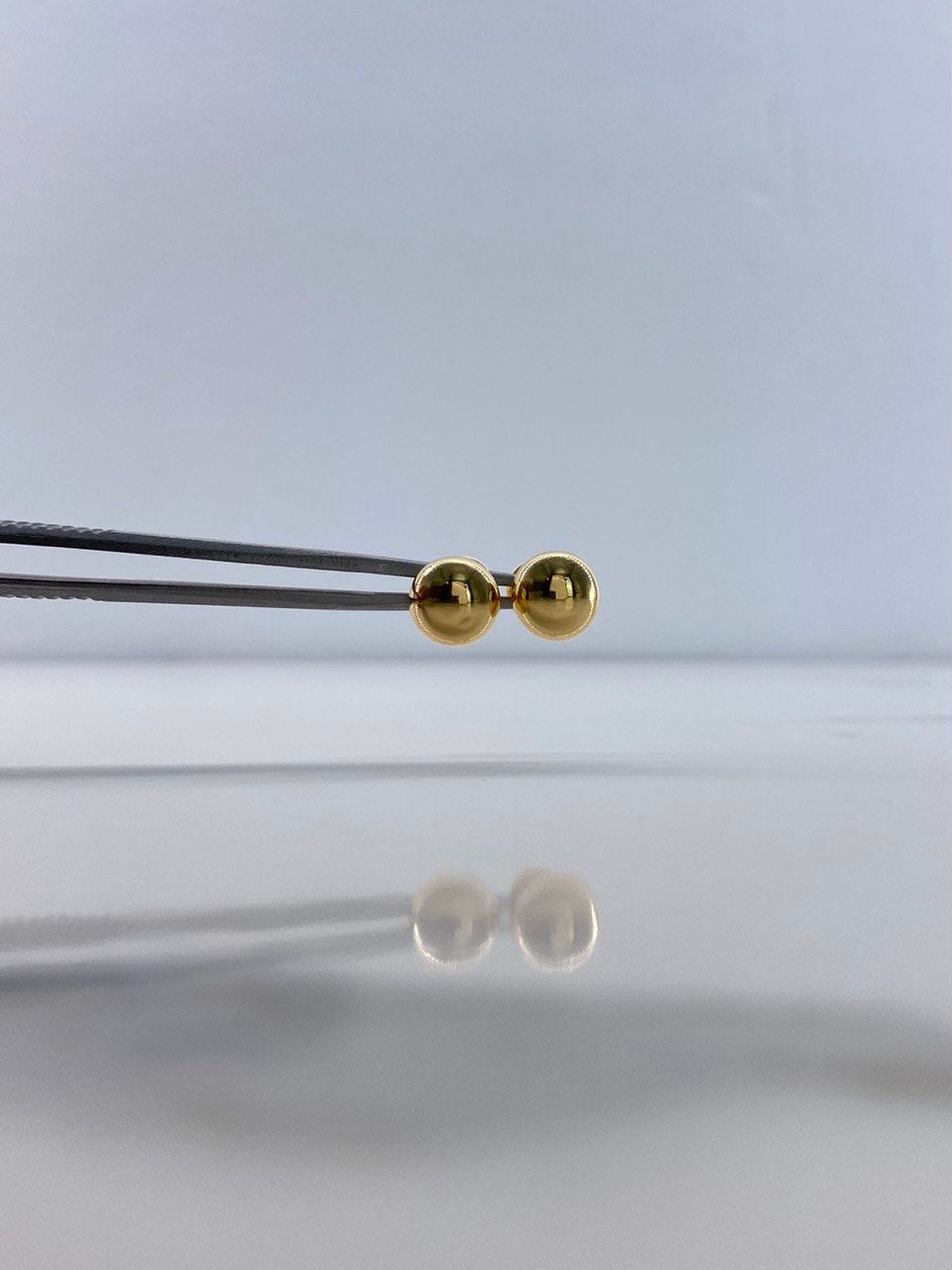 Topos Bola 0.8gr / 8mm Lisa Oro Amarillo &