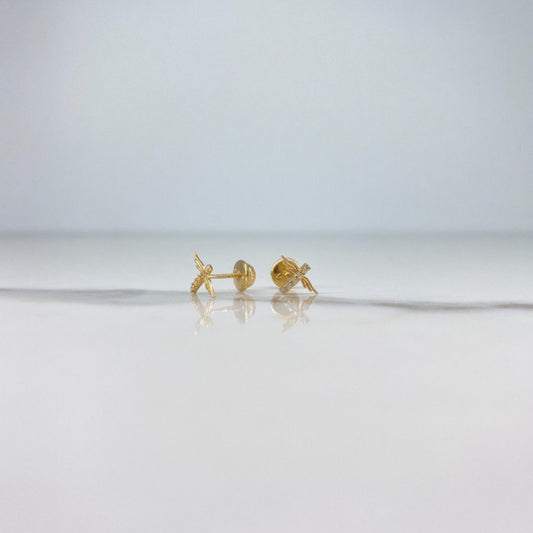 Topos Libelula 0.6gr / Circones Blancos Oro Amarillo &