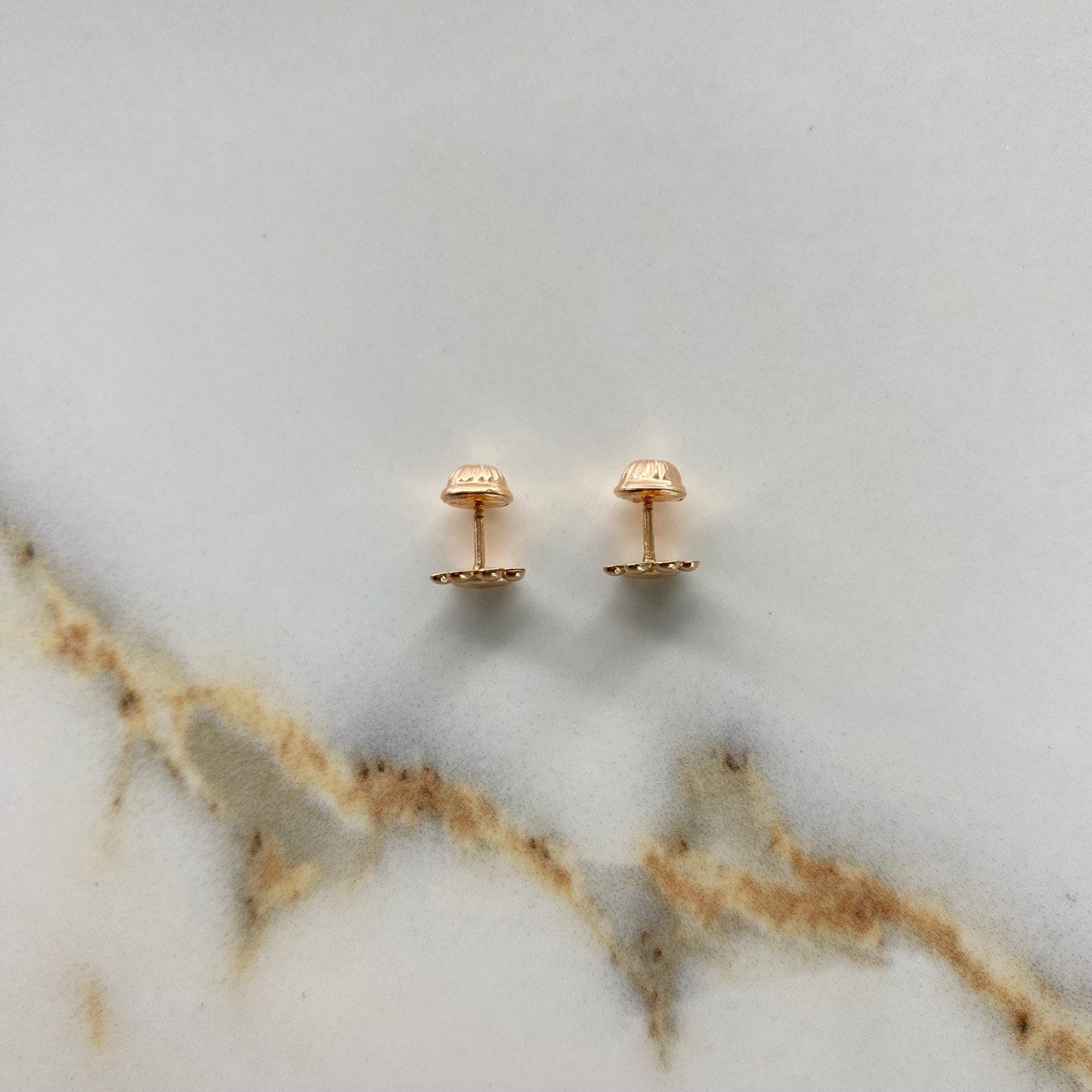 Topos Huella 0.65gr / Oro Rosa &