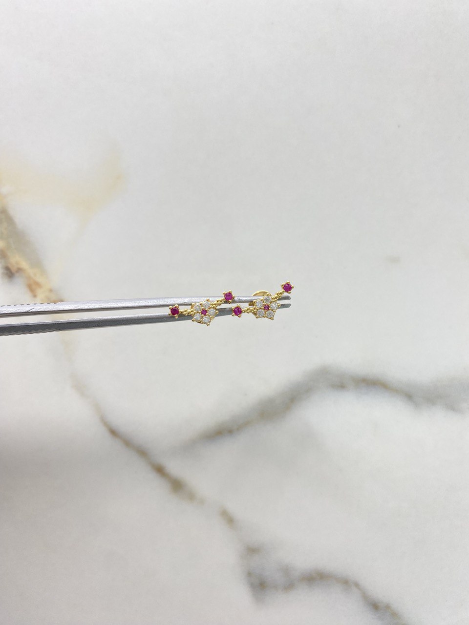 Topos Arco Flor 1.15gr / Circones Blanco Fucsia Oro Amarillo &