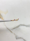 Topos Arco Flor 1.15gr / Circones Blanco Fucsia Oro Amarillo &