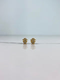 Topos Niña 1.1gr / Circones Blancos Oro Amarillo &