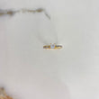 Anillo Solitario Churumbela 2.55gr / T6 1/2 / Circones Blancos Oro Amarillo &