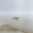 Anillo Solitario 1.85gr / T6 / Barril Circon Blanco Oro Amarillo &