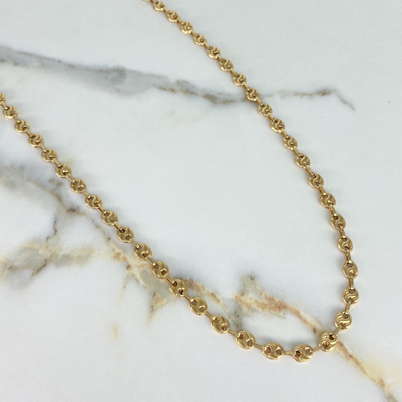Cadena GC 14.9gr / 60cm / 6.6mm Diamantada Oro Amarillo &