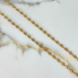 Cadena GC 14.9gr / 60cm / 6.6mm Diamantada Oro Amarillo &