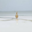 Dije Virgen del Carmen 0.6gr / 1.5cm / Circones Blancos Oro Amarillo