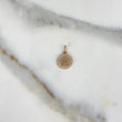 Dije Corona RX 1.05gr / 1.7cm / Circones Blancos Oro Rosa &