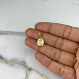 Dije Virgen de Guadalupe 0.8gr / 2.5cm / Troquelado Oro Amarillo &