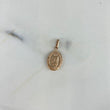 Dije Virgen de Guadalupe 0.65gr / 2.5cm / Troquelado Oro Rosa &