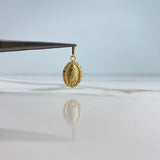 Dije Virgen de Guadalupe 0.75gr / 2.5cm / Troquelado Oro Amarillo &