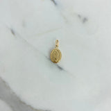 Dije Virgen de Guadalupe 0.75gr / 2.5cm / Troquelado Oro Amarillo &