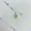 Dije San Benito 0.7gr / 2cm / Troquelado Oro Amarillo &