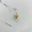 Dije Corazon Soplado 1gr / 2cm / Liso Oro Amarillo &