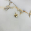 Dije Corazon Soplado 0.55gr / 1.5cm / Liso Oro Amarillo &