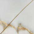 Cadena Escalera Plana 1.4gr / 45cm / 1.3mm Diamantada Tres Oros +3 &