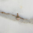 Dije Buho 0.45gr / 1.3cm / Circones Blancos Verdes Oro Rosa &