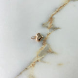 Dije Corazon Soplado 0.55gr / 1.5cm / Liso Oro Rosa &