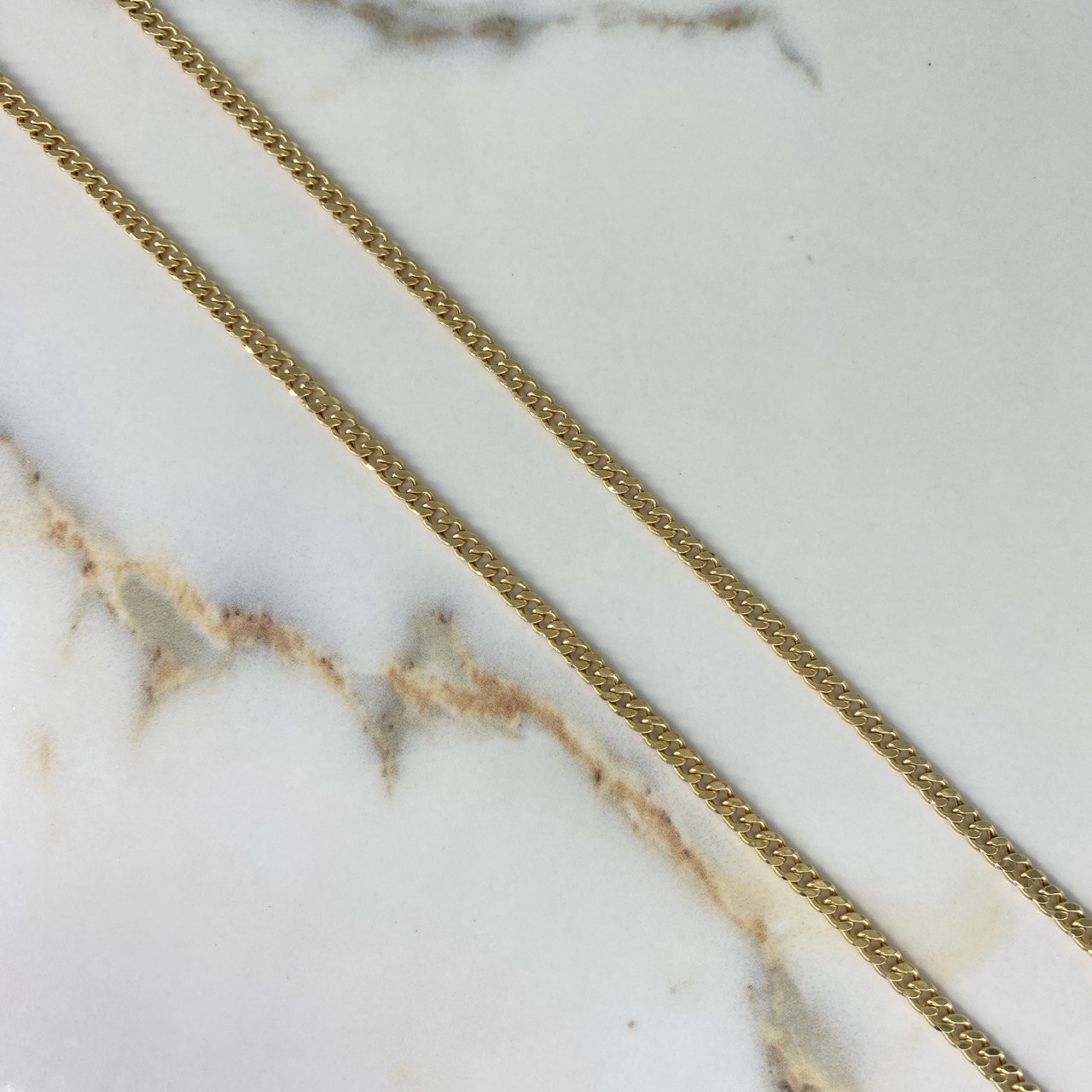 Cadena Cubana 13.8gr / 70cm / 4.1mm Oro Amarillo +0 &