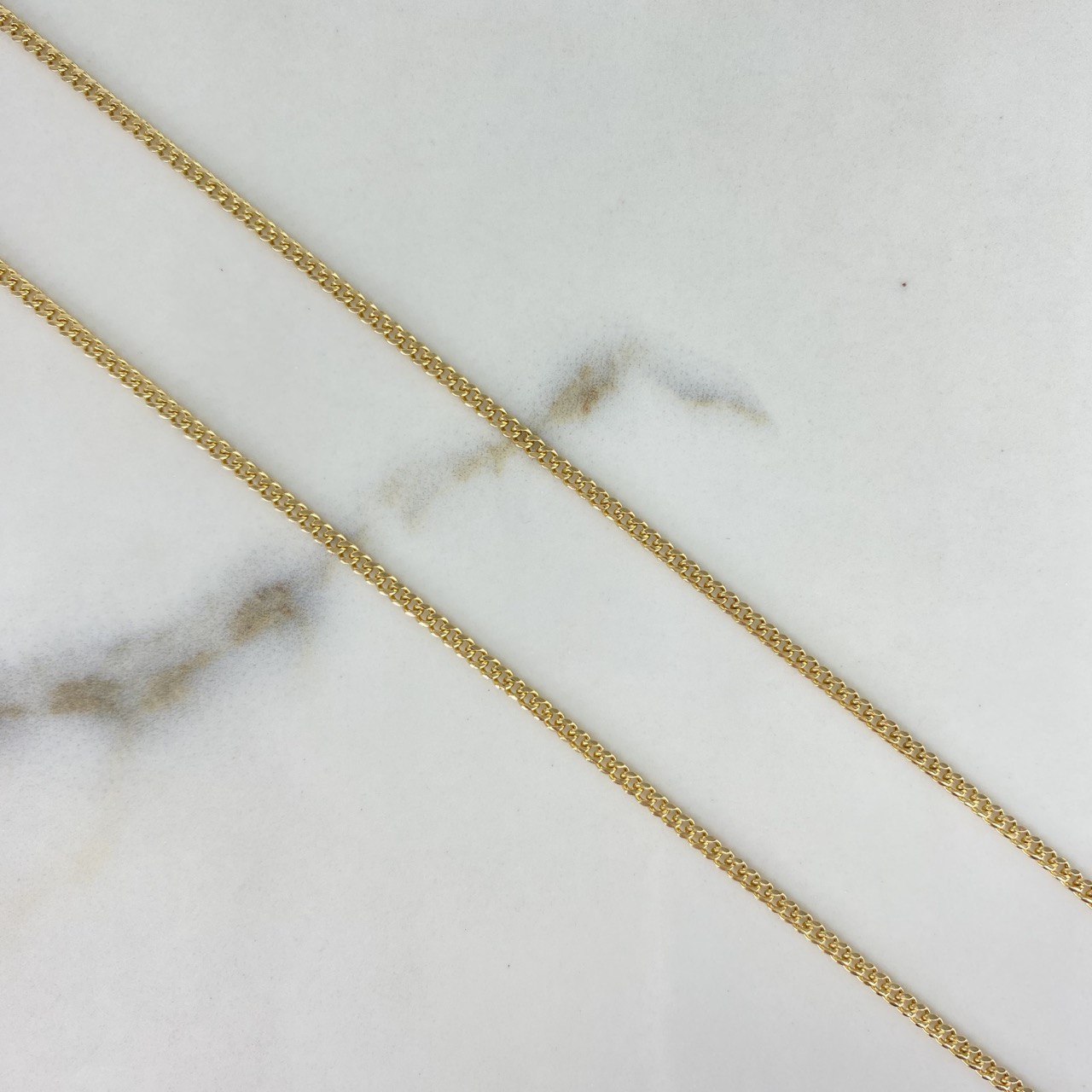 Cadena Cubana 6.7gr / 55cm / 1.95mm Oro Amarillo +0 &