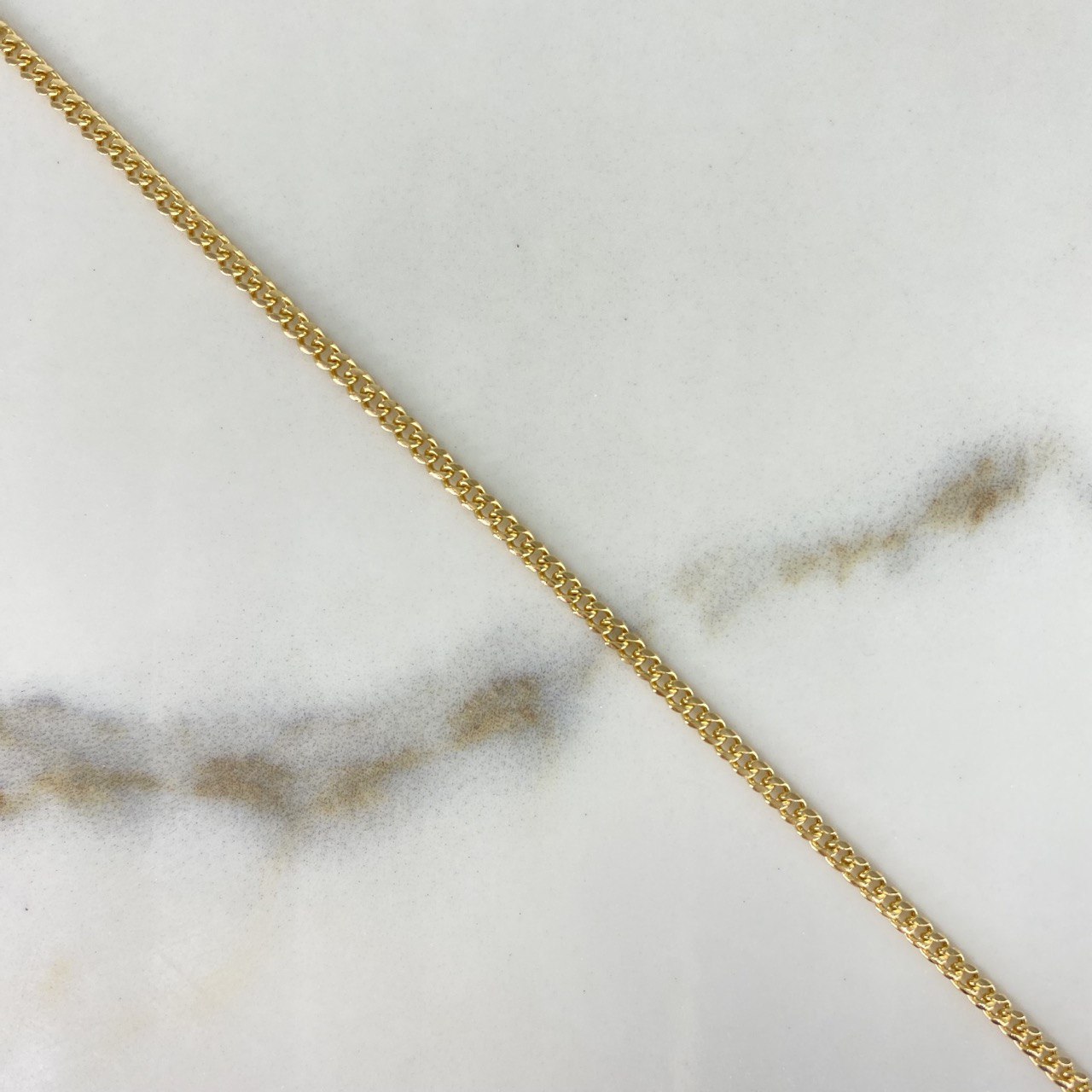 Cadena Cubana 6.7gr / 55cm / 1.95mm Oro Amarillo +0 &