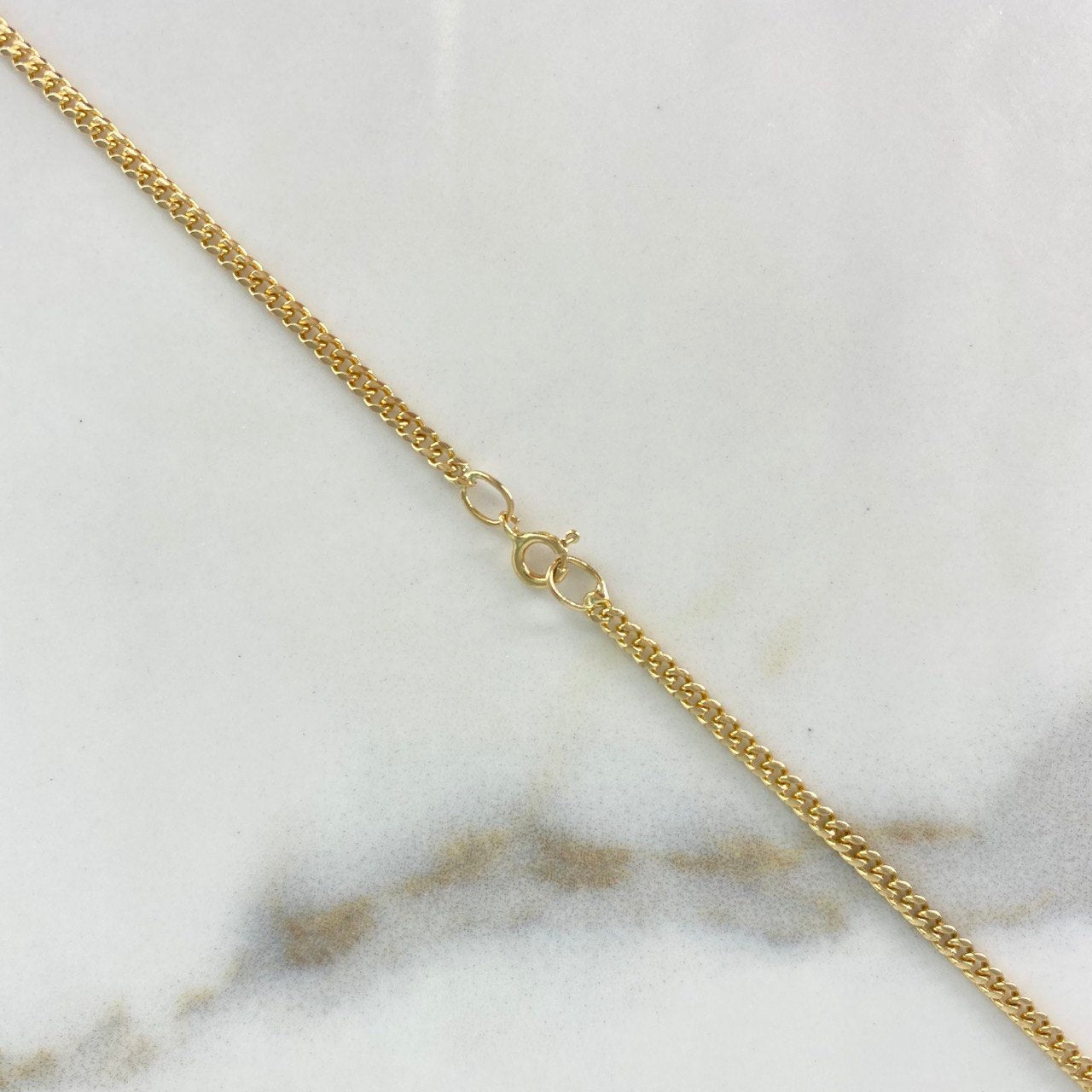 Cadena Cubana 6.7gr / 55cm / 1.95mm Oro Amarillo +0 &