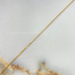 Cadena Veneciana 1.6gr / 45cm / 0.8mm Oro Amarillo +3 &
