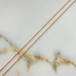 Cadena Militar 3.35gr / 60cm / 1.2mm Oro Rosa +3 $