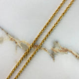 Cadena Lazo 8.25gr / 60cm / 3mm Oro Amarillo +3 $