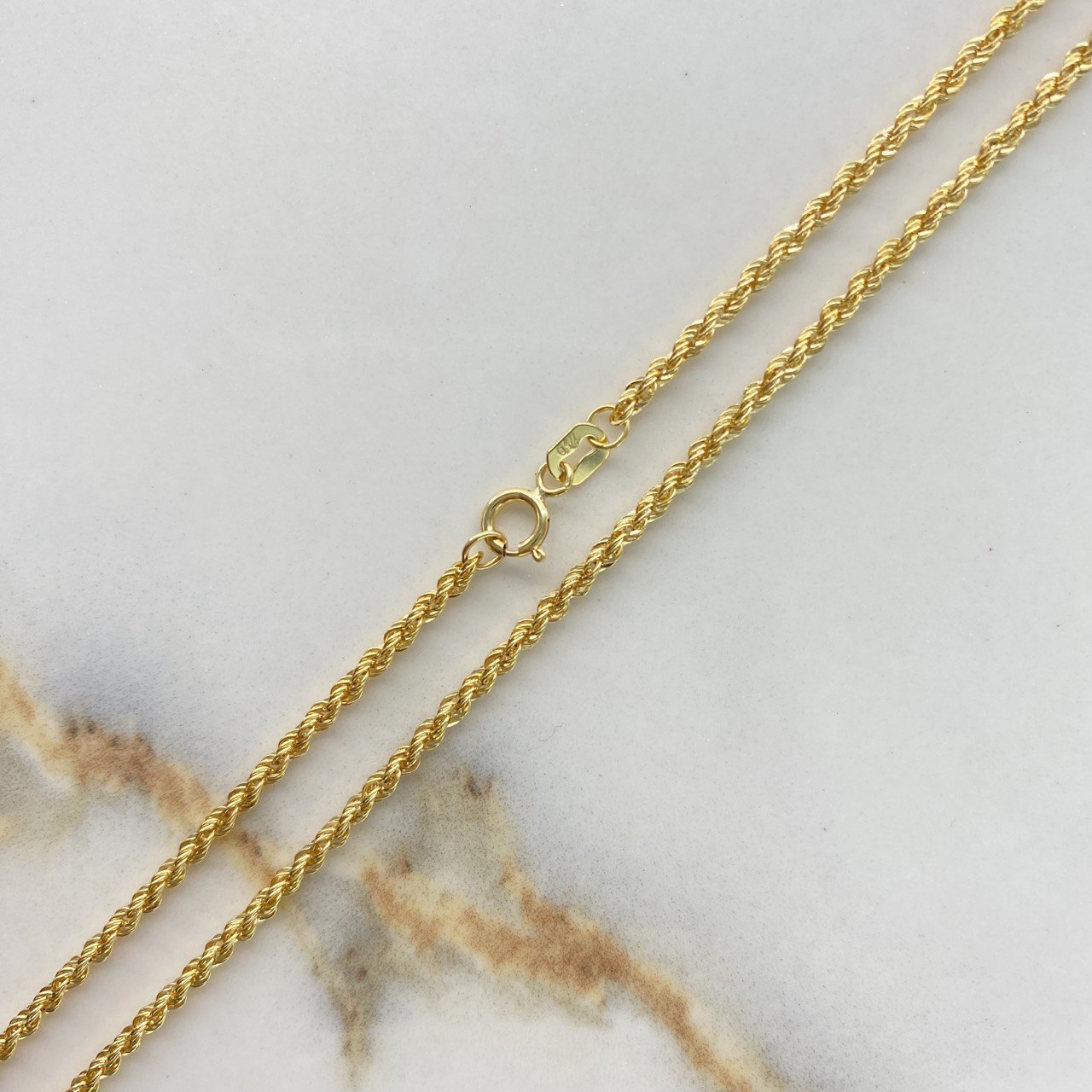 Cadena Lazo 1.95gr / 50cm / 1.85mm Oro Amarillo +3 &