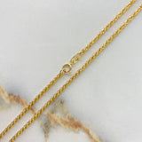 Cadena Lazo 1.95gr / 50cm / 1.85mm Oro Amarillo +3 &