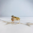 Anillo Tu Y Yo 2.2gr / T8 3/4 / 8mm Tres Oros &