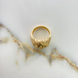 Anillo Virgen De Guadalupe 10gr / T10 1/2 / Circones Blancos Negros Oro Amarillo (Oferta) &