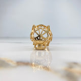 Anillo Pantera 11.7gr / T10 1/2 / Circones Negros Oro Amarillo &