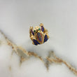 Anillo Rana 8.5gr / T7 1/4 / Circones Colores Oro Amarillo &