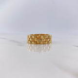 Anillo Correa Corona 10.75gr / T9 1/2 / Oro Amarillo $