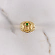 Anillo Sello Pre Colombino 3.1gr / T8 1/4 / Cristos Oro Amarillo $
