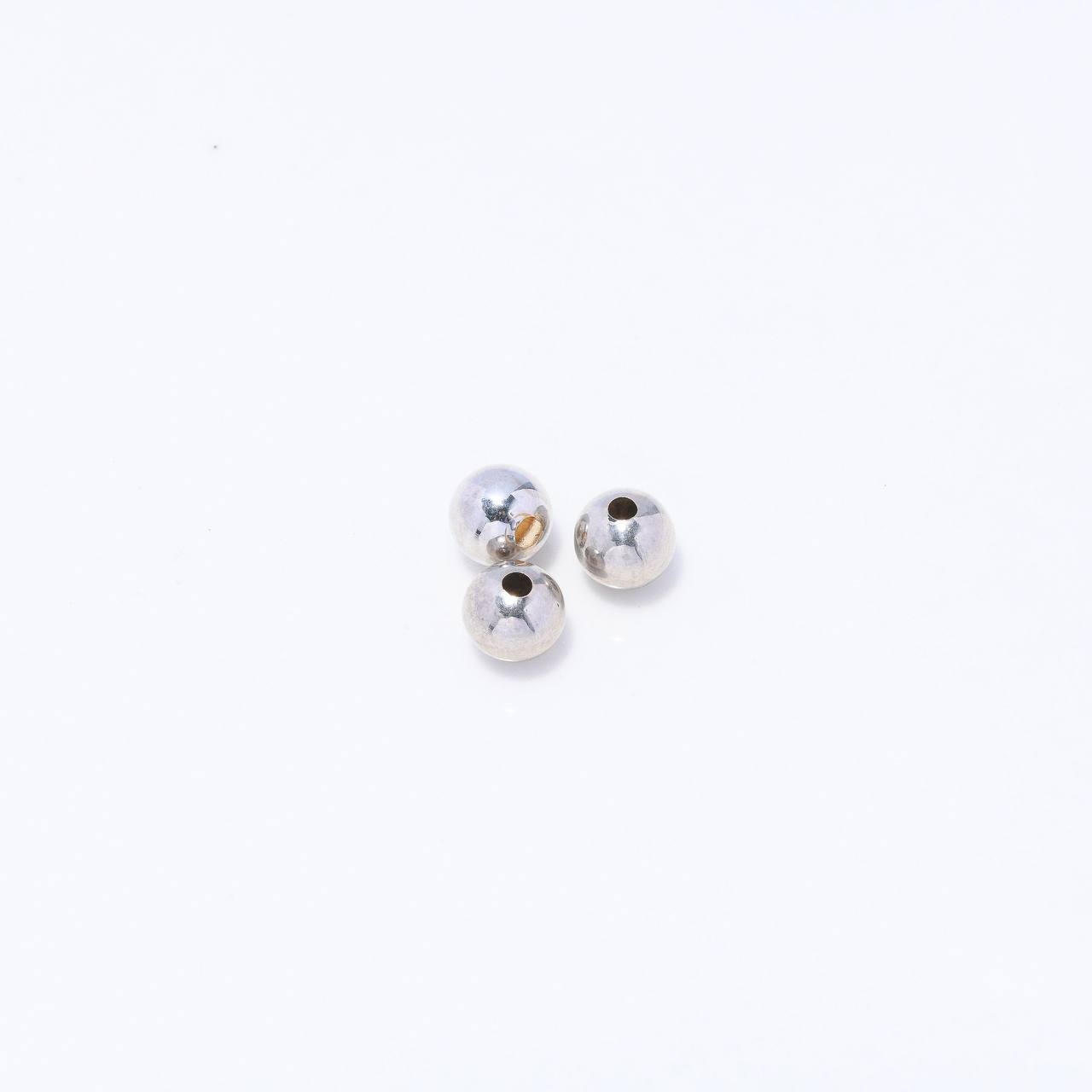 Bola Lisa 7mm Oro Blanco $