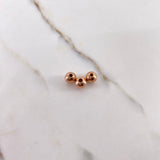 Bola Lisa 7mm Oro Rosa $