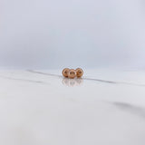Bola Lisa 7mm Oro Rosa $