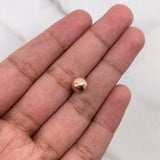 Bola Lisa 7mm Oro Rosa $