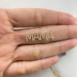 Herraje Mamá 2.1gr / 3cm / Circones Blancos Oro Amarillo $