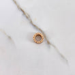 Dije Argolla Rustica 3.1gr / 1.1cm / Oro Rosa $