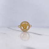 Herraje Medusa 2.4gr / 2cm / Circones Blancos Oro Amarillo $