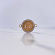 Herraje Medusa Tribal 4.4gr / 2.9cm / Circones Blancos Tres Oros $