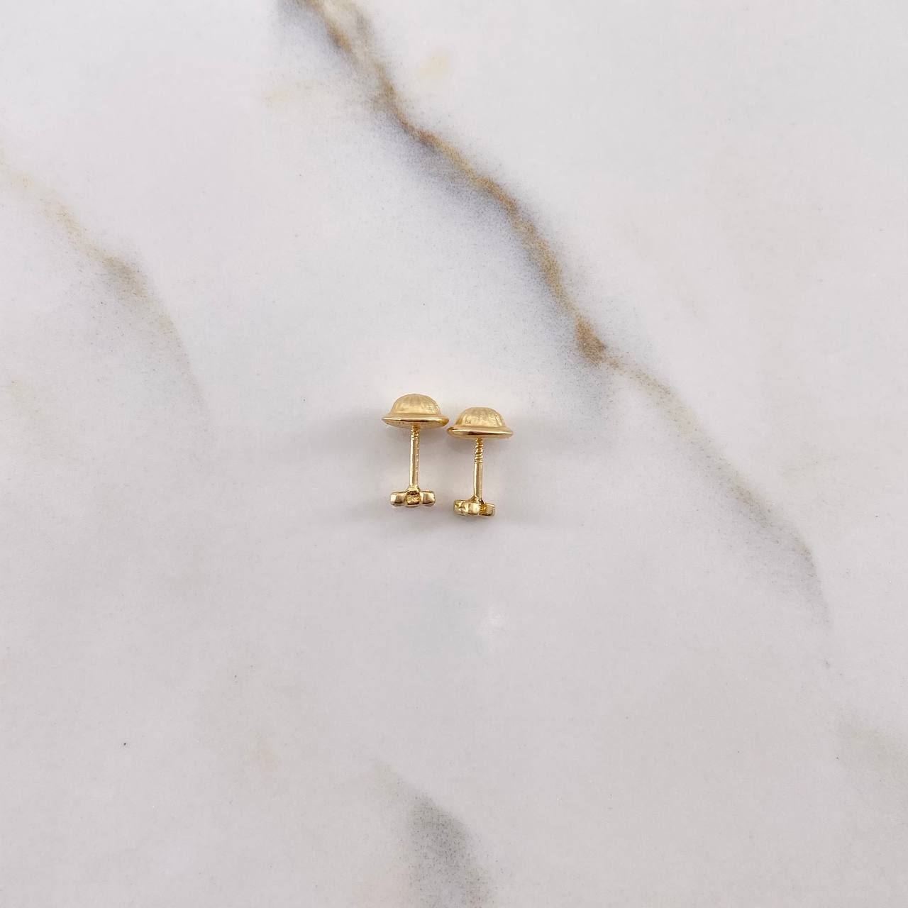Topos Ratón 0.55gr / Circones Blancos Oro Amarillo $