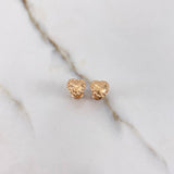 Topos Corazón 0.75gr / Bordado Oro Rosa &