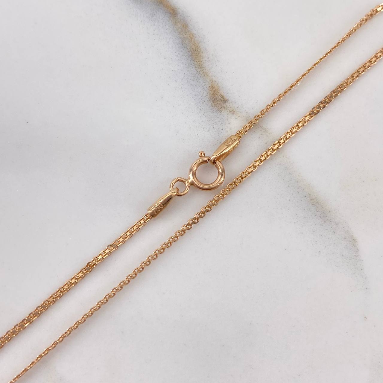 Pulso Chino 0.8gr / 21cm / 1mm Oro Rosa +1 $